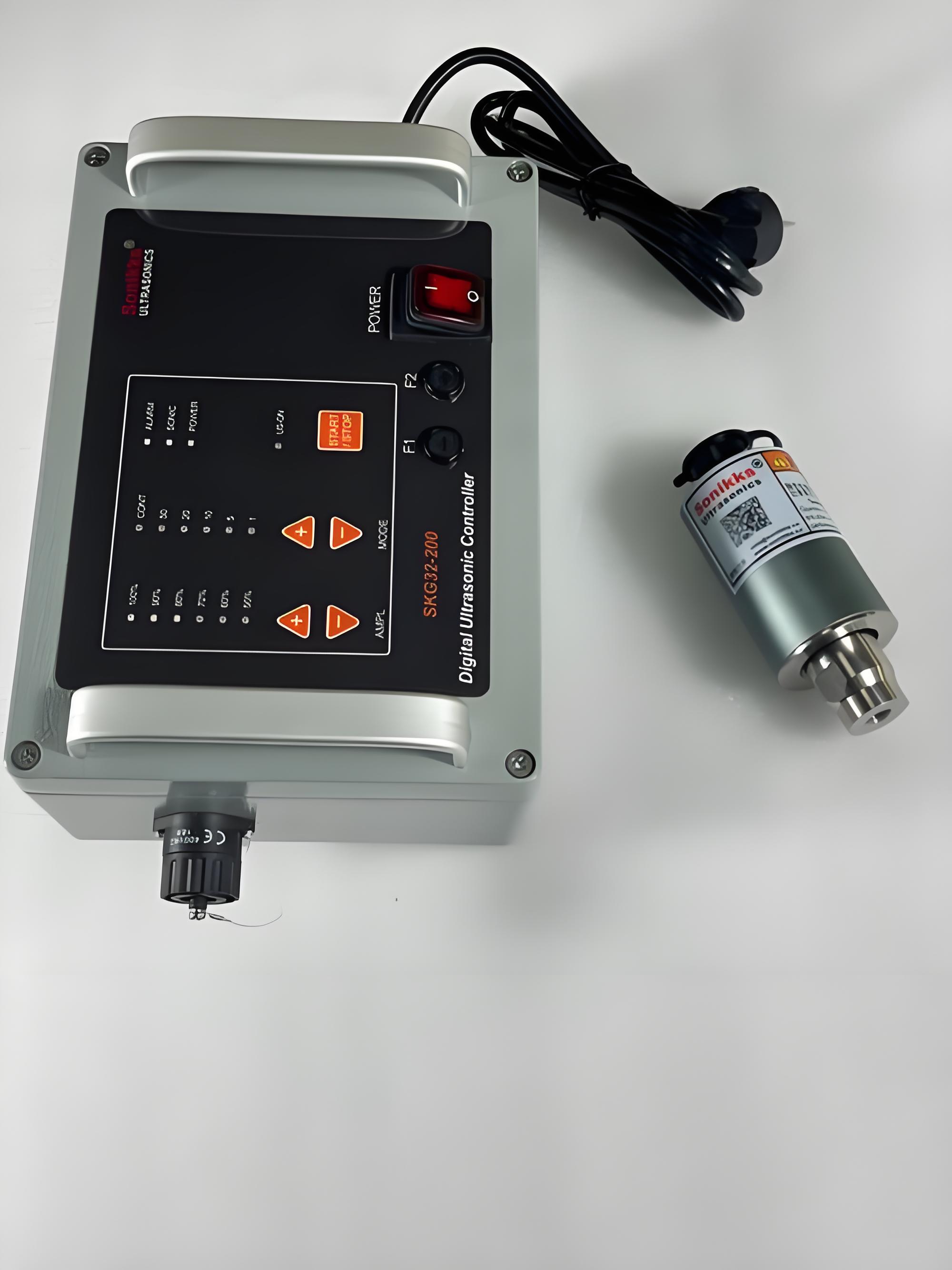 Ultrasonic deblinding system for retrofit installation on test sieve equipment
