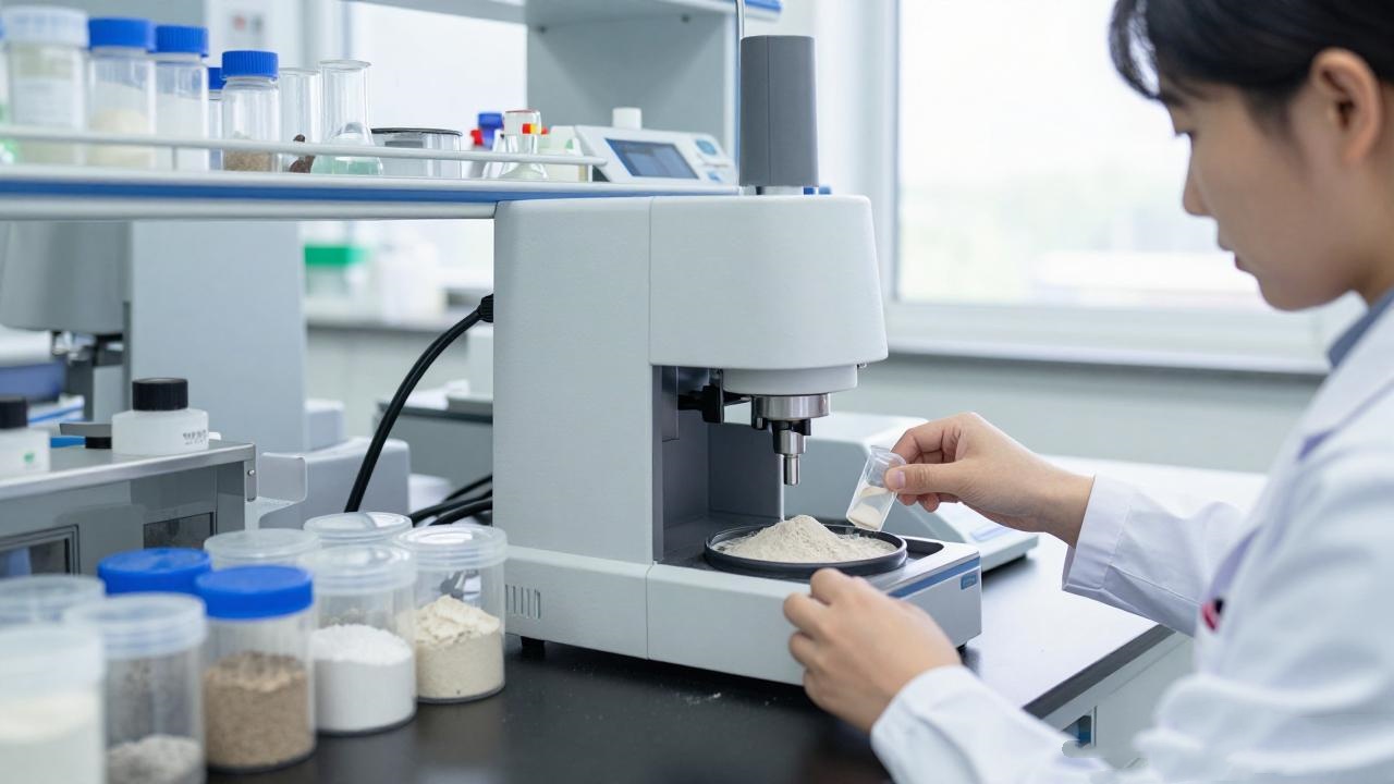 Laboratory powder particle size analysis and quality control