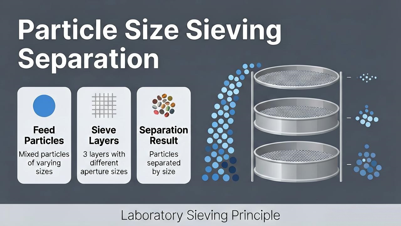 particle size analysis and sieve separation principle