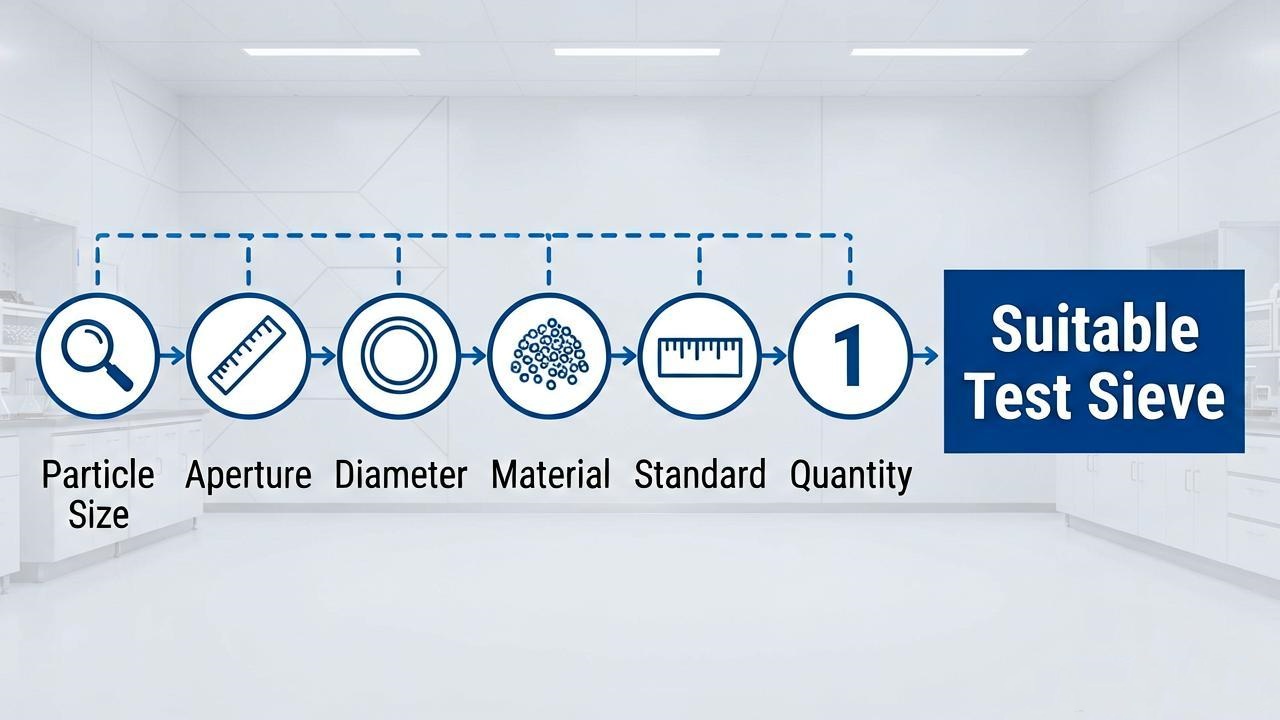 standard test sieve selection process