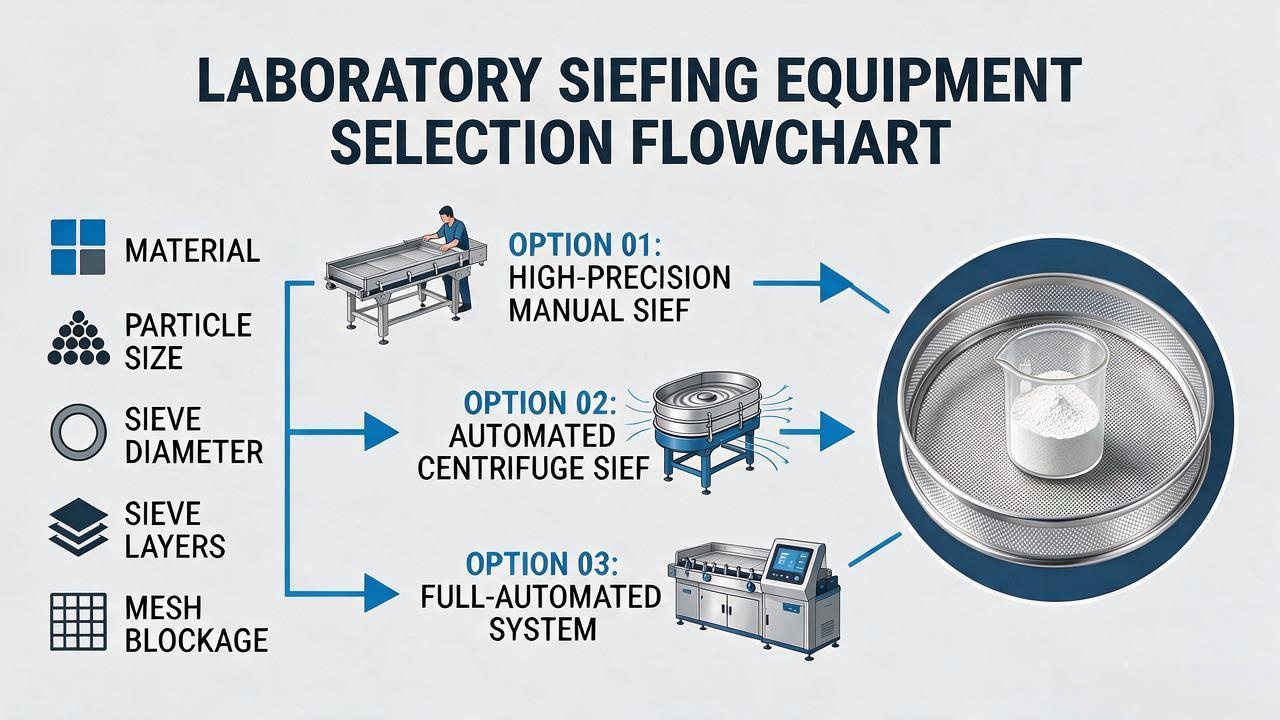 Laboratory sieve shaker selection guide for particle size analysis