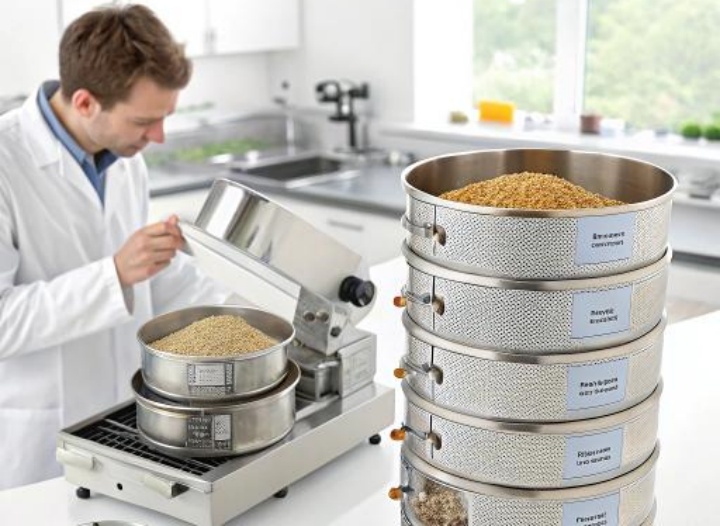 Mechanical Sieve Shaker for laboratory particle size analysis