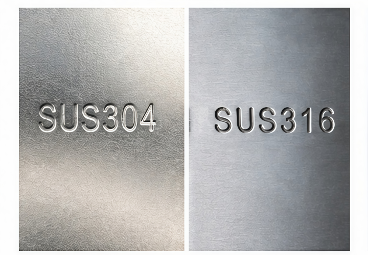 SS304 and SS316 stainless steel test sieve material comparison