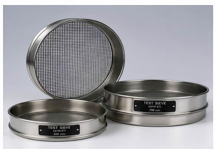 stainless steel woven wire mesh test sieve