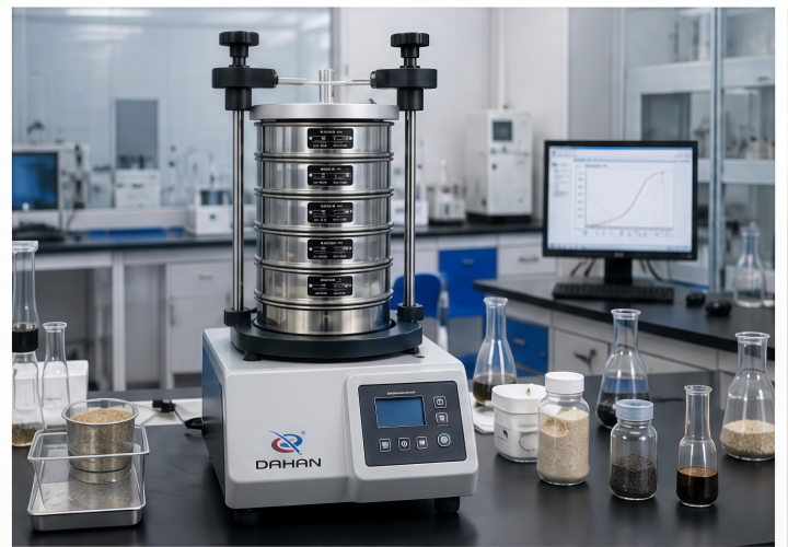 test sieve shaker for particle size analysis