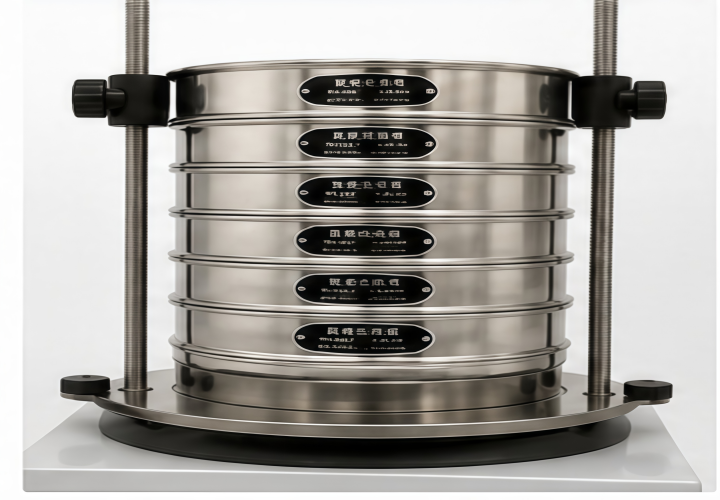 Test Sieve Shaker Machine with Multiple Test Sieves