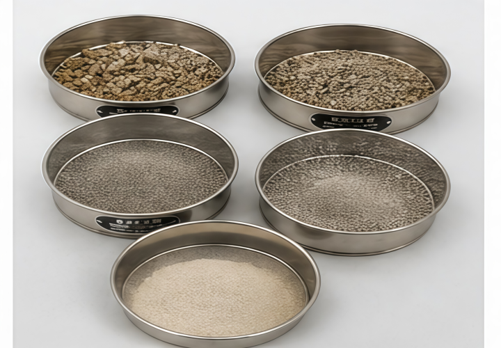 Particle Size Analysis Using Test Sieve Shaker Machine