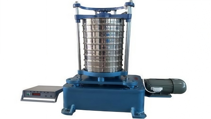 Heavy-duty vibratory sieve shaker for powder 25kg capacity