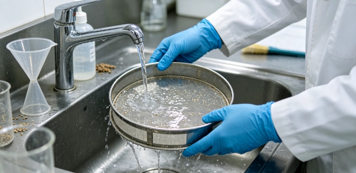 wet‑sieving‑post‑test‑cleaning‑stainless‑steel‑test‑sieve‑lab